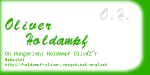 oliver holdampf business card